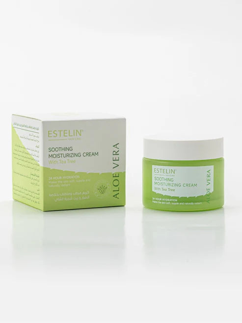 ESTELIN - Aloe Vera Soothing Moisturizing Cream with Tea Tree (Original)