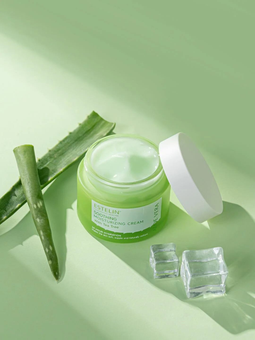 ESTELIN - Aloe Vera Soothing Moisturizing Cream with Tea Tree (Original)